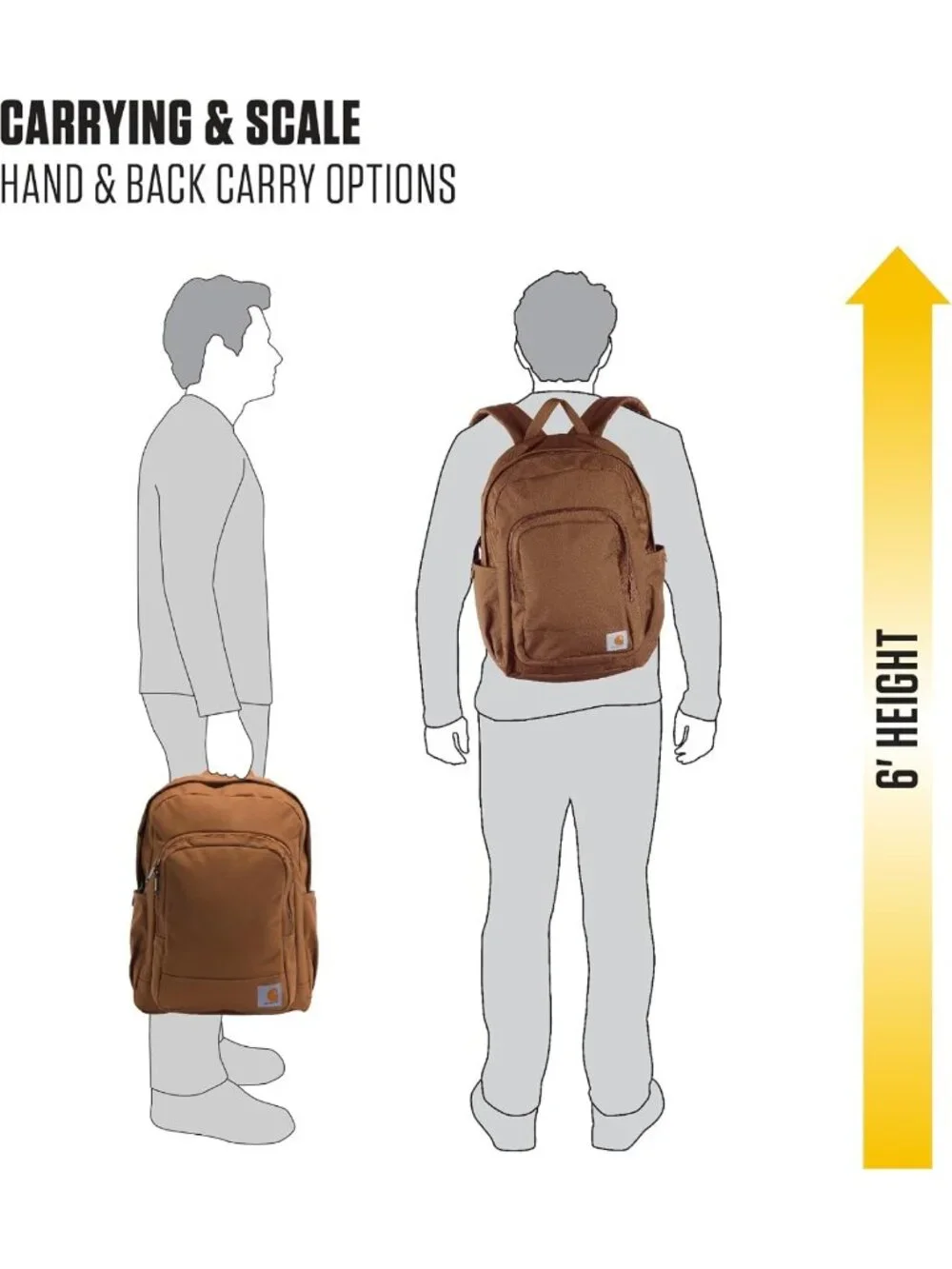 Classic Black 25L Backpack - Durable, Stylish, Perfect for School & Travel